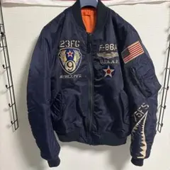 美品✨️AVIREX フライングシャークス MA-1 フライトジャケットのサムネイル