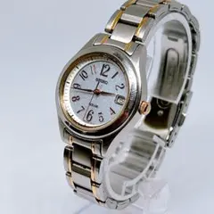 セイコー ソーラー V182-0AE0 レディース 腕時計 稼働品