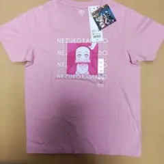 ユニクロ　鬼滅の刃　禰豆子　半袖　 Tシャツ 140 ピンク