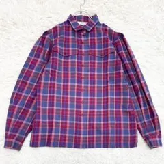 Christian Dior チェックシャツ レッド ネイビー Mのサムネイル