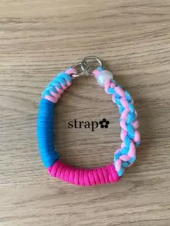 パラコードストラップ　ハンドストラップ　携帯ストラップ