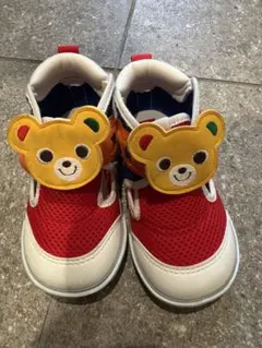 ミキハウス 赤いキッズシューズ 15cm