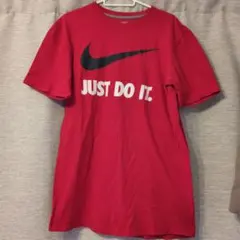 Nike JUST DO IT. レッド Tシャツ Mサイズ