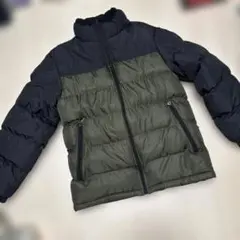 カーキ×ブラック　ダウン