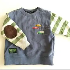 クレードスコープ トレーナー トップス カットソー 長袖 車柄 男の子 80