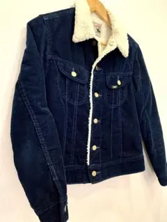 美品　Lee リー　日本製　 コーデュロイジャケット M サイズ　金ボタン　紺