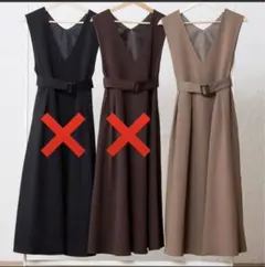 新品 しまむら 星玲奈 ジャンパースカートHRTRジャンスカ118