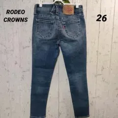 RODEO CROWNS スキニーデニム ライトブルー