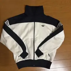 【希少】adidas アディダス 70s トラックジャケット 白 デサント S