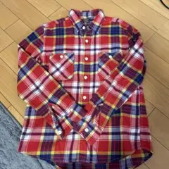 ☆値下げ☆EDWIN チェック柄 長袖シャツ Mサイズ