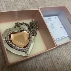 お値下げ❗ バッグハンガー ハートクリスタル チャーム