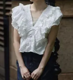 neam FRILL GIRLY BLOUSE ブラウス/Fホワイト - メルカリ