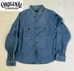 テンダーロイン　シャンブレーシャツ TENDERLOIN 'T-CHAMBRAY SHT'シャンブレーシャツ ステンシル