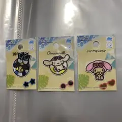 サンリオ　日焼け　ワッペン　3点セット