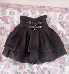 ♡様専用 専用ページ♥ LIZLISA 2連リボンベルトスカパン ブラック