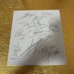 ONE OK ROCK メンバー直筆サイン色紙 - メルカリ