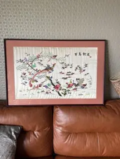刺繍 絵画 中国美術 皇帝刺繍 コレクション 飾り 額 工芸品　e1355-Y 刺繍 絵画 中国美術 皇帝刺繍 コレクション 飾り 額 工芸品