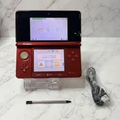 【美品・付属品付き】ニンテンドー 3DS 本体 3DS本体 良品 ワイン レッド