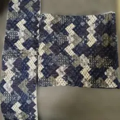 和柄キルティング 巾110cm×長さ50cm1枚 巾12cm×長さ50cm1枚