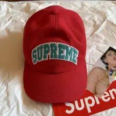 Supreme アーチロゴ キャップ レッドのサムネイル