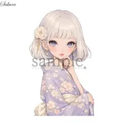 【SA-382】Sakura＊オリジナル♡人物ステッカー