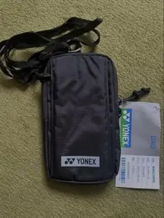 YONEXスマホショルダーブラック　タグ付き