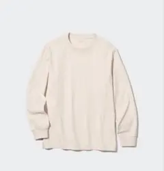 ユニクロ エアリズムコットンUVカットクルーネックTシャツ 長袖 XXL 白