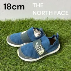 THENORTHFACE ネイビー 18cm メッシュ キッズシューズ ゴム付き
