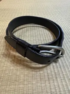 【美品】ポロ ラルフローレン　メタル ロゴ バックル　レザー ベルト　ブラック POLO RALPH LAUREN - 新品 ポロ ラルフローレン POLO RALPH