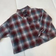 グリーンレーベルリラクシング　キッズ　チェックシャツ110