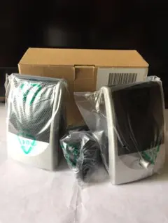 未使用 シルバー PCスピーカー ケーブル付き