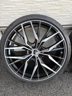F360　　アルファード等、245/35r21 タイヤ、アルミ4本セット 2026年最新】4本セット 245 35R21の人気アイテム - メルカリ