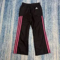 adidas ジャージ 黒とピンク 120