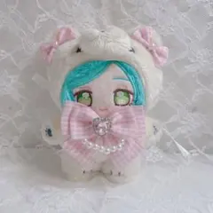 ぬいぐるみ ぬい用 リボン ピンク ベビーピンク いつぬいサイズ ⑭