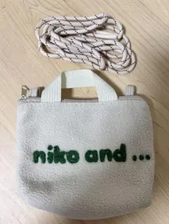 niko and... ボア ミニショルダーバッグ
