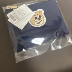 フェイラー　オールドテディ　ワッペンポーチ　ネイビー　新品未使用未開封