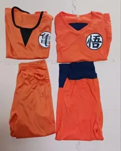ドラゴンボール パジャマ 上下セット　130　×2のサムネイル