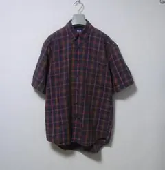 OLD GAP オールドギャップ 90' 半袖チェック シャツ トップス S