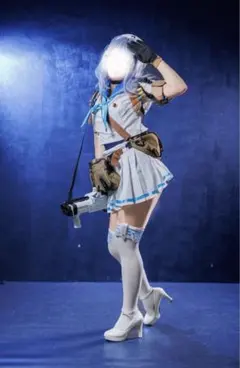 勝利の女神:NIKKE ラピコスプレ衣装フルセット+武器+ウィッグ Amazon.co.jp: [JIAHUA] 勝利の女神：NIKKE ラピ コスプレ衣装セット