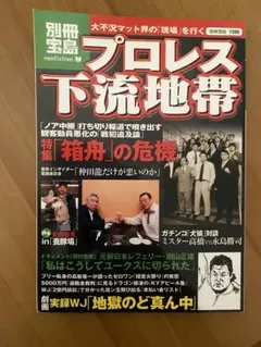 別冊宝島　プロレス下流地帯