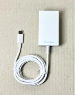 ほぼ未使用 ソフトバンク TYPE-C用 ACアダプタ SB-AC19-TCPD