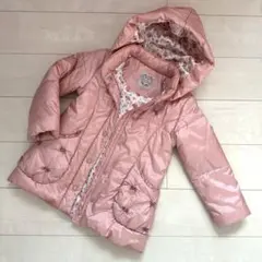 ピンク ダウンコート マザウェイズ　120