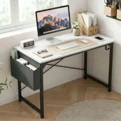 책상 컴퓨터 책상 서재 100cm 흰색 학습 공간 절약 책상