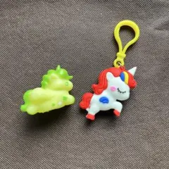 ユニコーン　マスコットとキーホルダーのセット