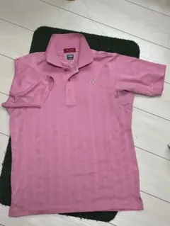 YONEX ピンク ドットパターン シャツ L