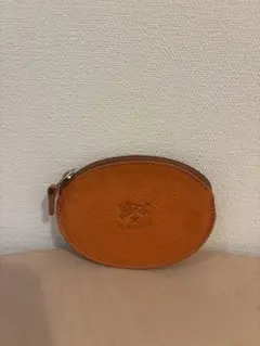 IL BISONTE オレンジ コインケース 保存袋付き