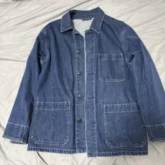 UNIQLO濃いデニムブルー カジュアルジャケット