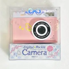 デジタルポケットカメラ　インカメラ付き　ピンクのサムネイル