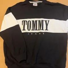 TOMMY JEANS トレーナー 黒/白