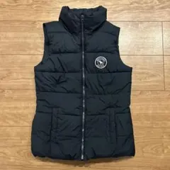 abercrombie ネイビー ダウンベスト